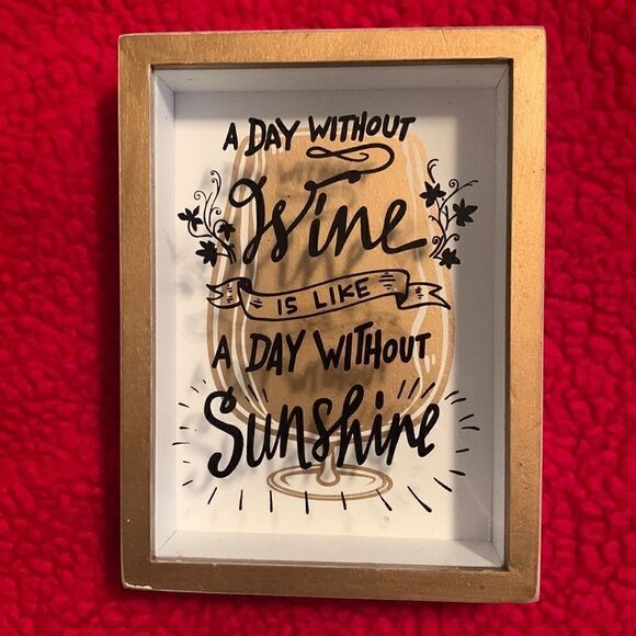 Art Shadowbox Wine Art Picture Decor Primitives by Kathy - Picture 1 of 8